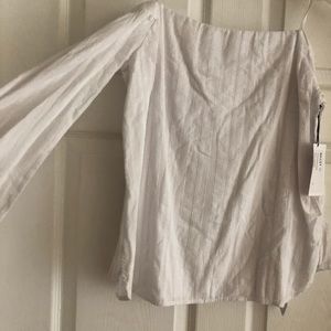 Bailey44 Linen Off the Shoulder Top